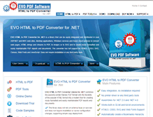 Tablet Screenshot of evopdf.com